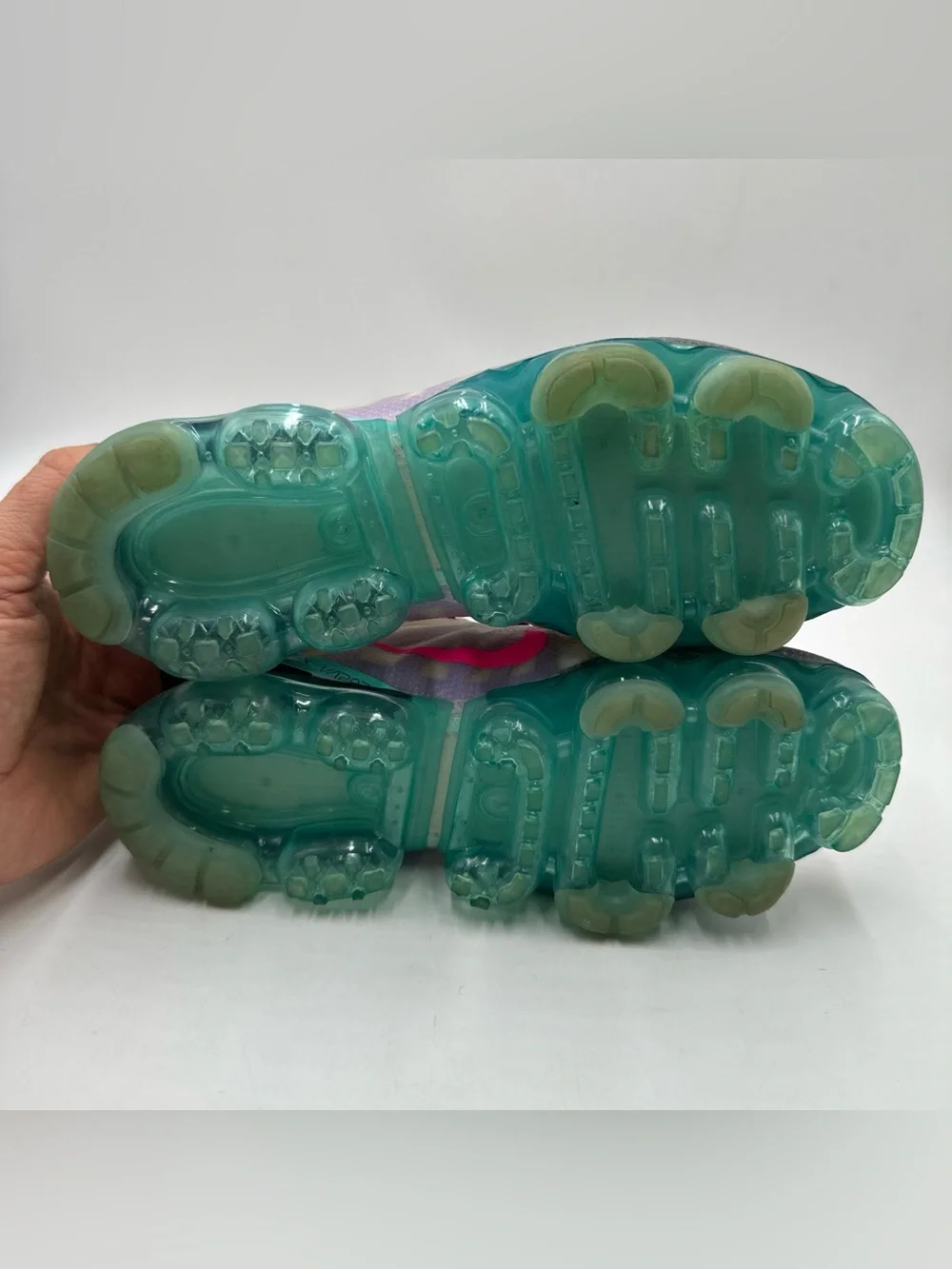 Nike Air VaporMax 2019 Womens Size 9 Pink Teal Multicolor Sneakers AR6632-005